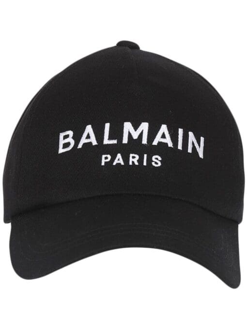 Balmain  logo-embroidered cap