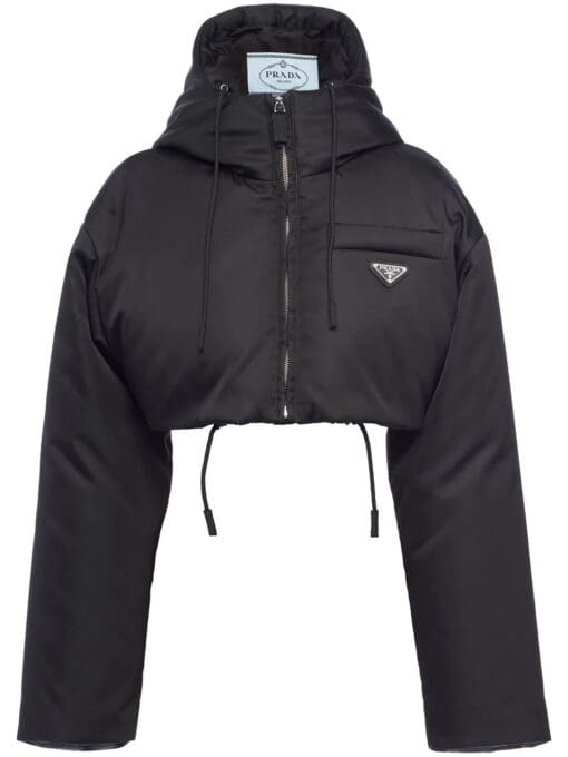 Prada  Re-Nylon cropped puffer jacket