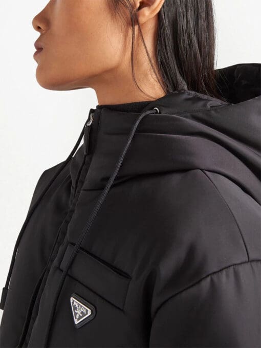 Prada  Re-Nylon cropped puffer jacket - Image 4