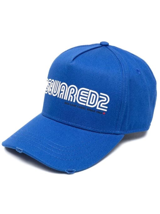 Dsquared2  logo-print distressed cap