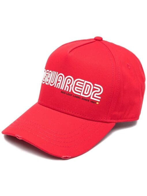 Dsquared2  logo-print distressed cap