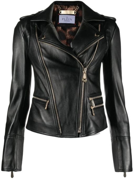 Philipp Plein  Leather Biker jacket