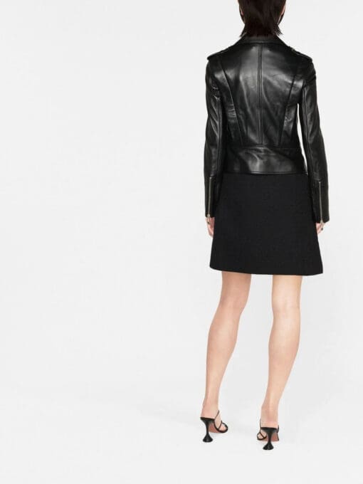 Philipp Plein  Leather Biker jacket - Image 4