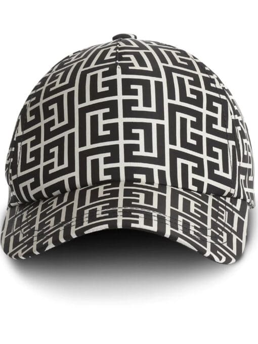 Balmain  monogram-print baseball hat