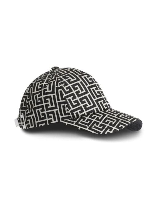 Balmain  monogram-print baseball hat - Image 2