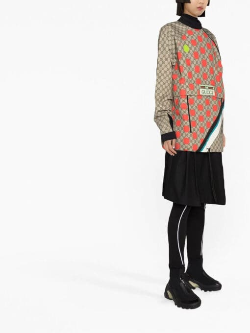 Gucci  monogram-pattern pullover jacket - Image 4