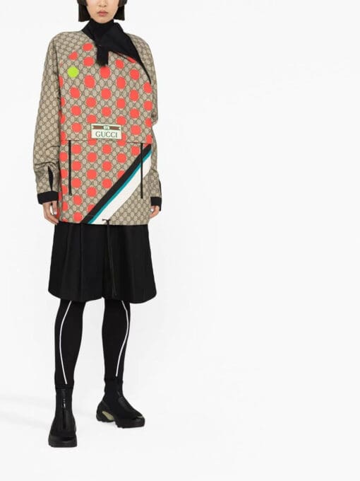 Gucci  monogram-pattern pullover jacket - Image 2