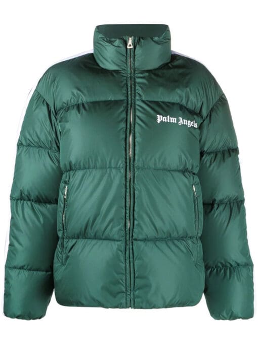 Palm Angels  logo-print padded jacket