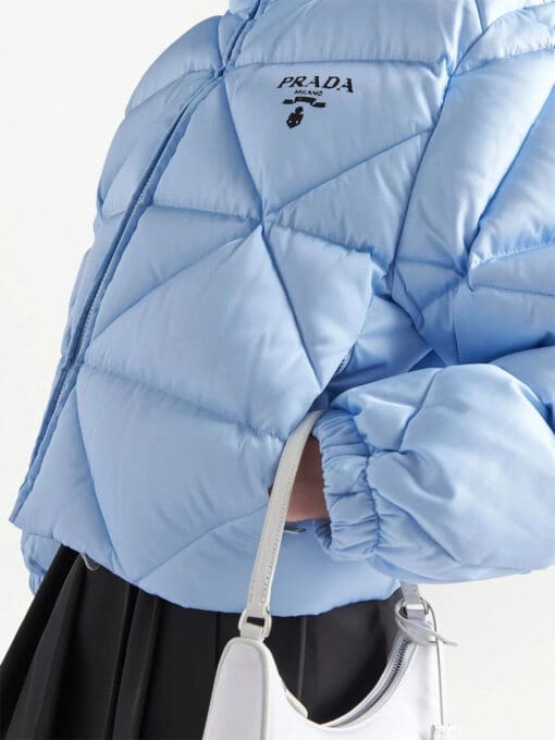 Prada  quilted cropped down jacket - Image 4