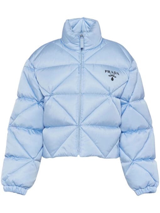 Prada  quilted cropped down jacket