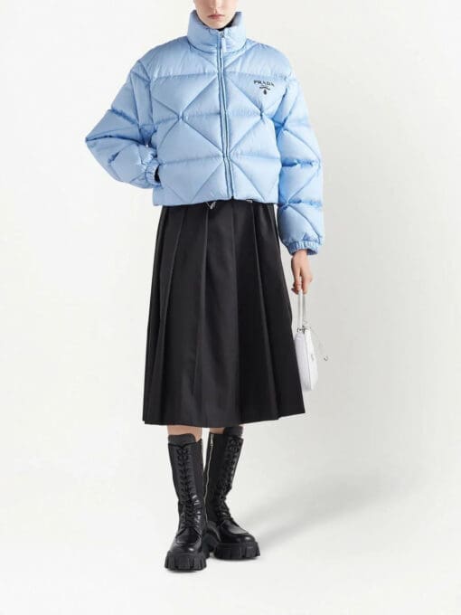 Prada  quilted cropped down jacket - Image 2