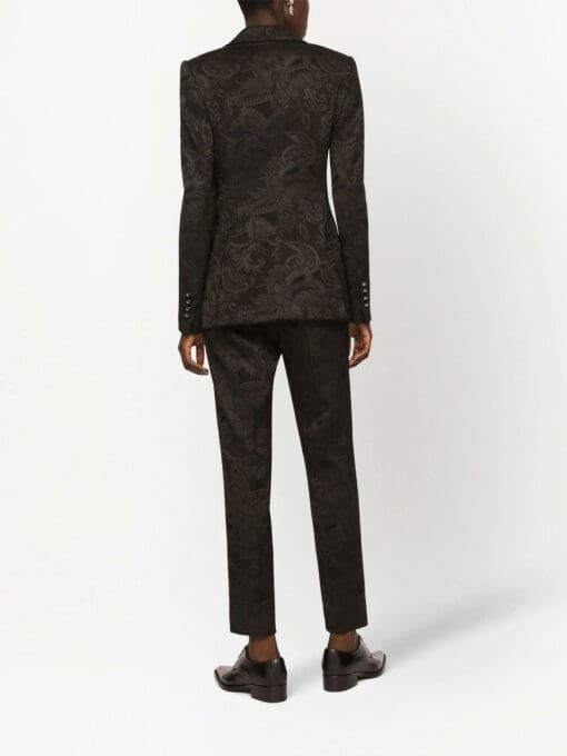 Dolce & Gabbana  Turlington Ornamental jacquard single-breasted blazer - Image 4