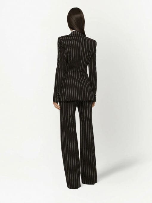 Dolce & Gabbana  pinstriped single-breasted blazer - Image 4