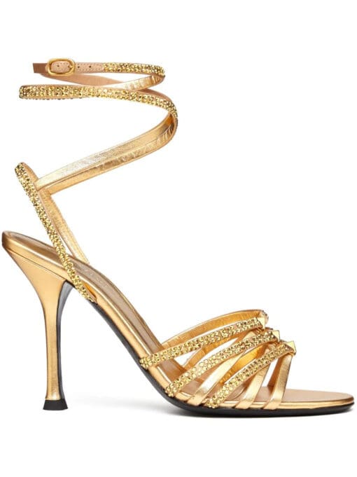 Valentino Garavani  Rockstud crystal-embellished 100mm pumps