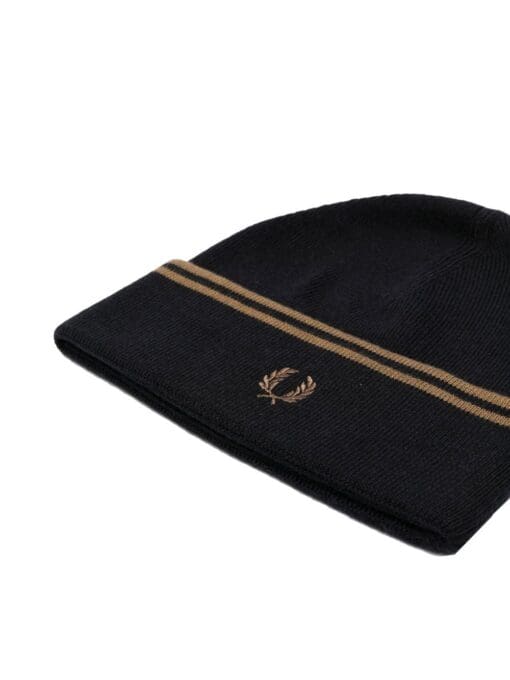 Fred Perry  striped knit hat - Image 2