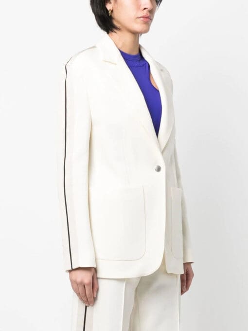 Palm Angels  side-stripe notched-lapels blazer - Image 3