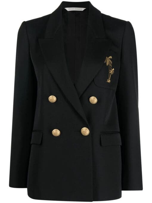 Palm Angels  palm-embroidered blazer