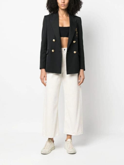 Palm Angels  palm-embroidered blazer - Image 2