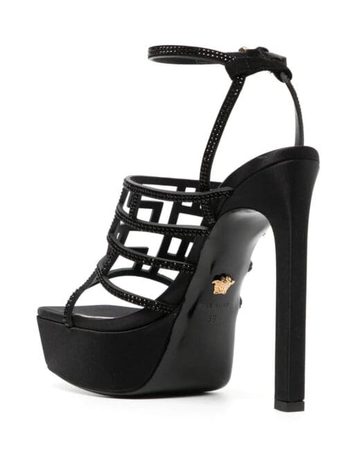 Versace  Greca Maze crystal sandals - Image 3