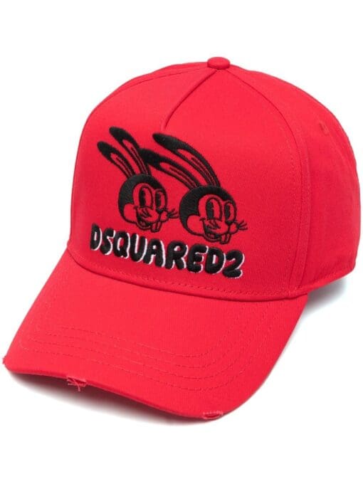 Dsquared2  bunny logo-embroidered baseball cap