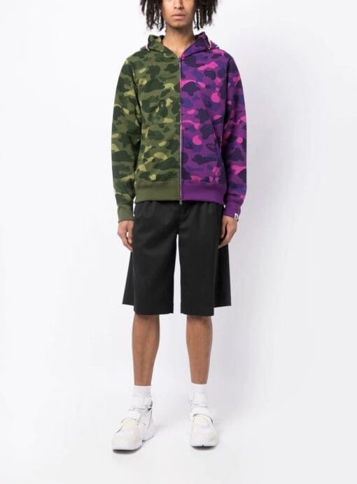 A BATHING APE®  all-over camouflage-print hoodie - Image 2