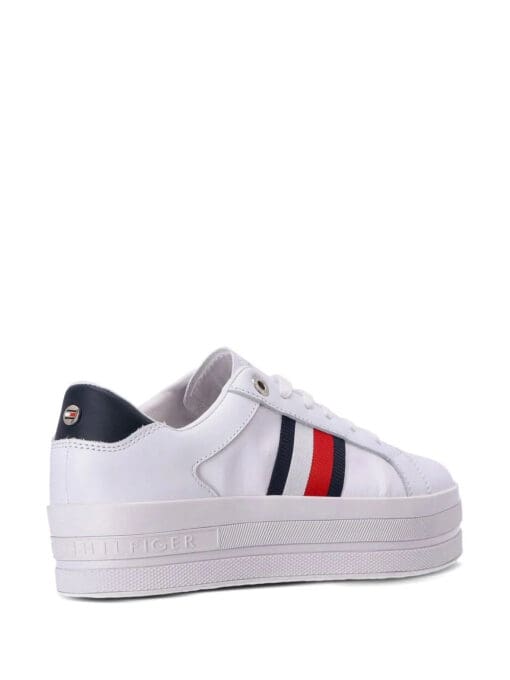 Tommy Hilfiger  Signature platform leather sneakers - Image 3