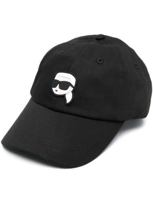 Karl Lagerfeld  logo-patch cap