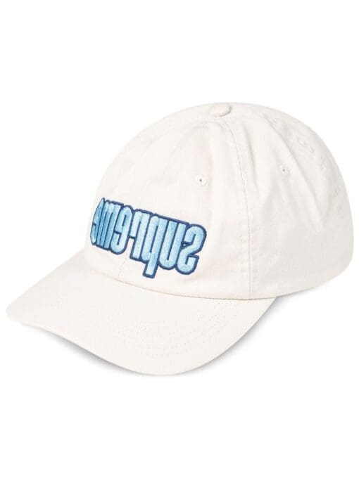 Supreme  reverse logo 6-panel cap