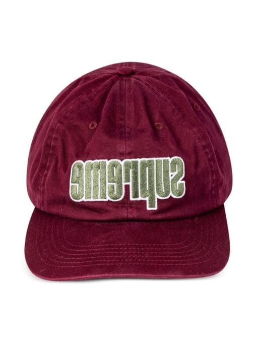 Supreme  reverse-logo 6-panel cap - Image 2