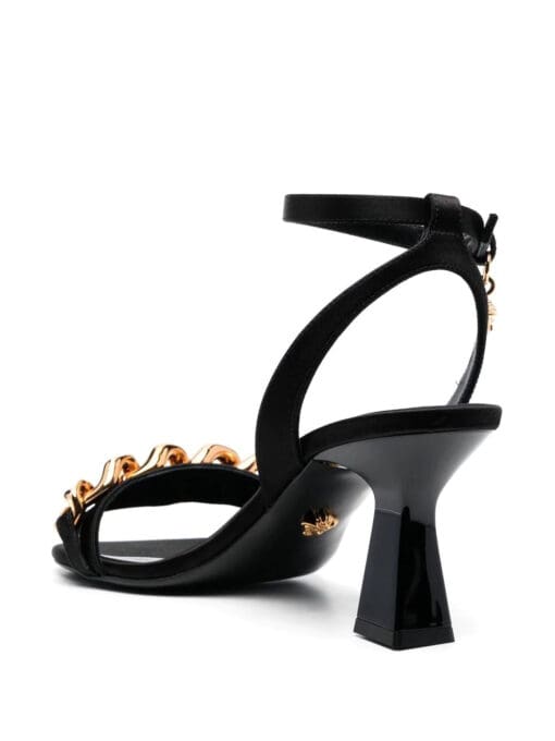 Versace  Medusa chain mid-heel sandals - Image 3