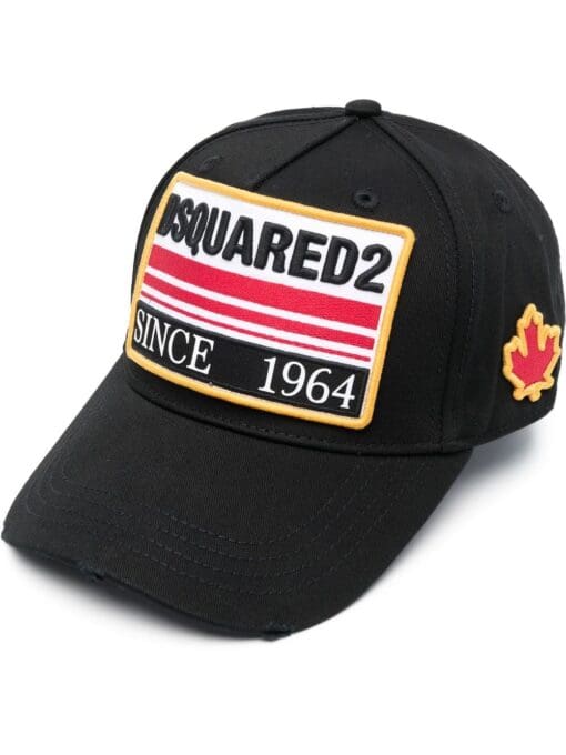 Dsquared2  logo-patch cotton baseball cap