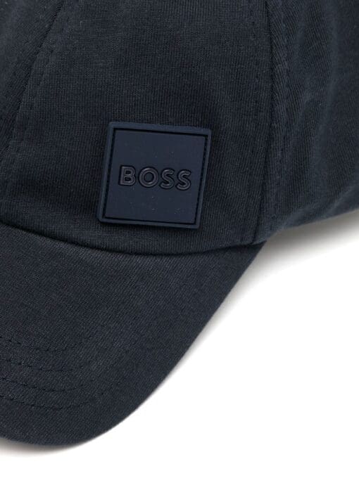 BOSS  logo-patch cotton baseball cap - Image 2