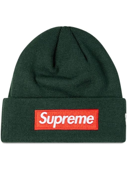 Supreme  x New Era box logo beanie