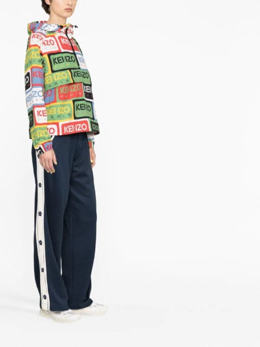 Kenzo  logo-print hooded jacket - Image 3