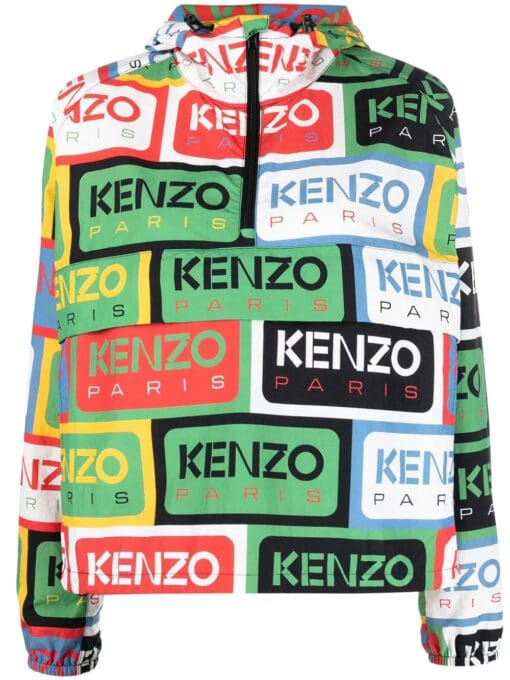 Kenzo  logo-print hooded jacket