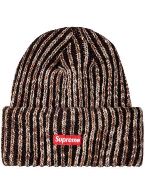 Supreme  rainbow knit loose gauge beanie