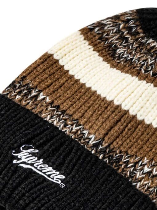 Supreme  mixed stripe beanie - Image 2