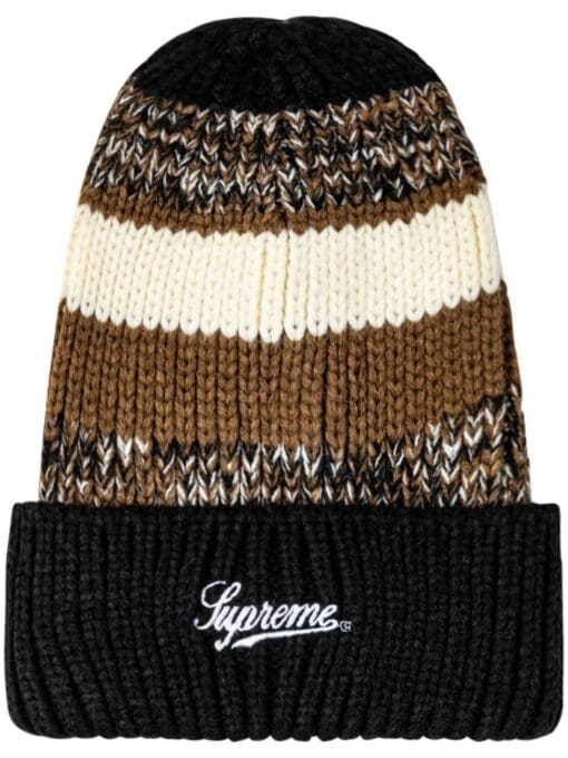 Supreme  mixed stripe beanie