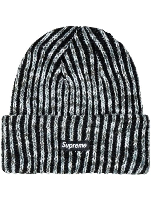 Supreme  rainbow knit loose gauge beanie