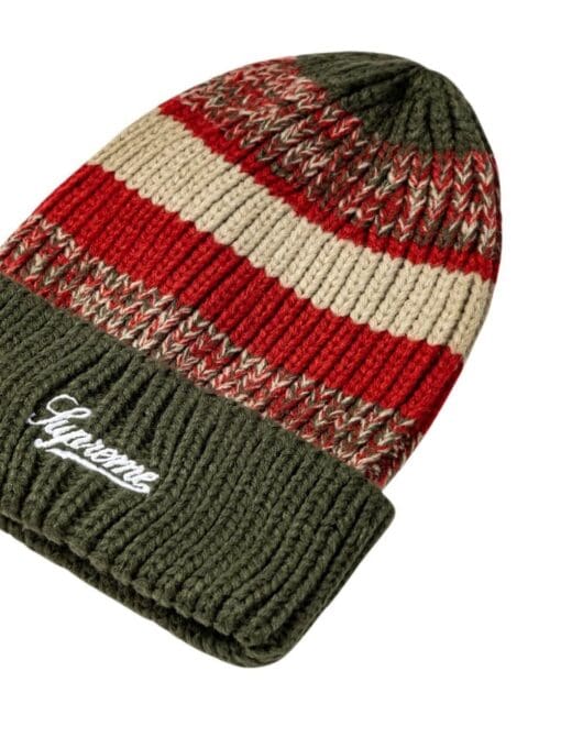 Supreme  mixed stripe beanie. - Image 2