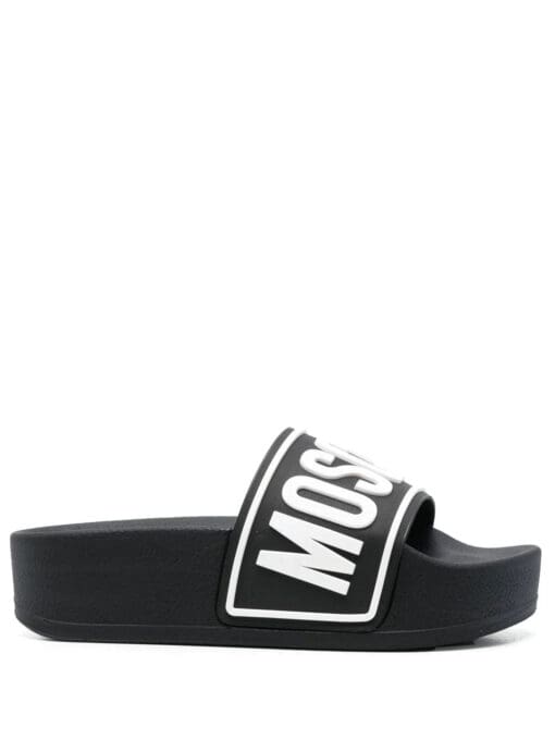 Moschino  logo-print sliders