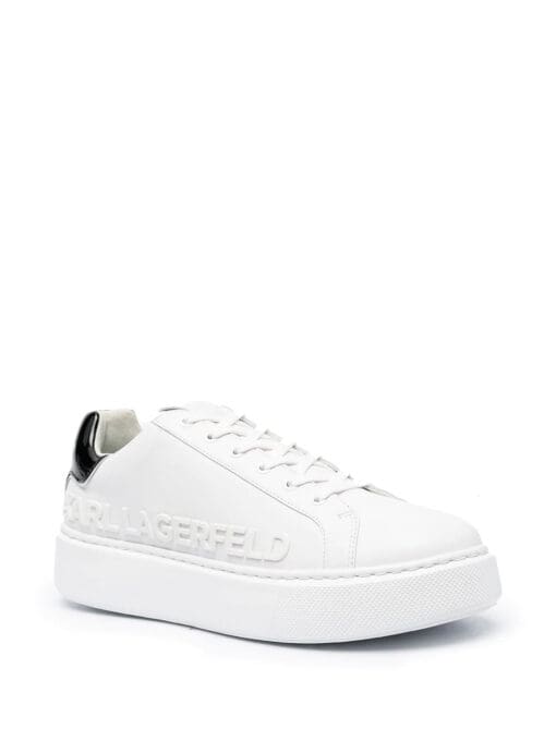 Karl Lagerfeld  Maxi Kup logo-debossed sneakers - Image 2