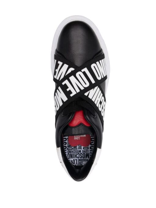 Love Moschino  logo slip-on sneakers - Image 4