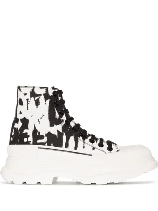 Alexander McQueen  Treadslick graffiti-print sneakers