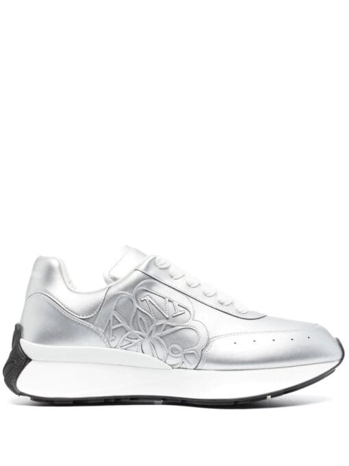 Alexander McQueen  Sprint Runner metallic-effect sneakers