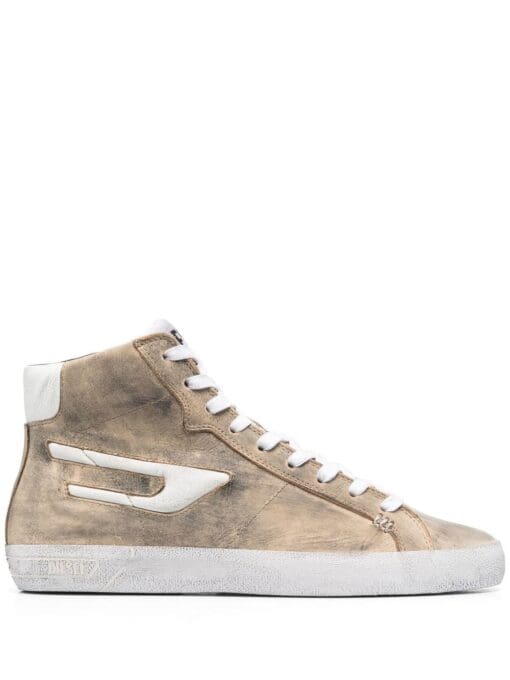 Diesel  Leroji Mid distressed-effect sneakers