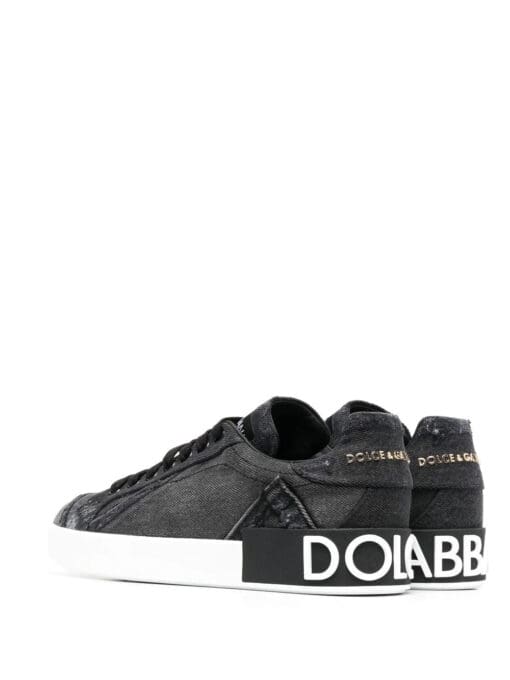 Dolce & Gabbana  Portofino denim sneakers - Image 3