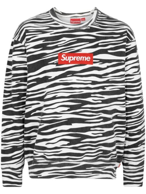 Supreme  box logo crew-neck sweatshirt