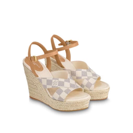 Louis Vuitton  Starboard Wedge Sandal - Image 3