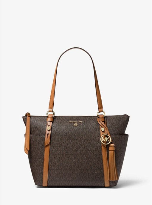 MICHAEL MICHAEL KORS Sullivan Medium Logo Top-Zip Tote Bag